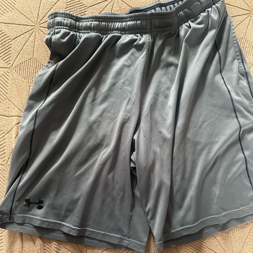 Under Armour Men's Charcoal Athletic Shorts